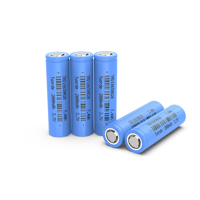 UN38.3 Bateria recarregável de lítio 18650, BMS Bateria de lítio de 2000 mAh