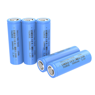 Célula de bateria de iões de lítio de alta capacidade TRD21700-50SE 5000mAh 7C