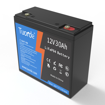 Bateria de substituição de ácido de chumbo de ciclo profundo Lifepo4 12V 30Ah AGV armazenamento de energia