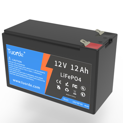 Bateria de ciclo profundo de iões de lítio de 12 V e 12 Ah