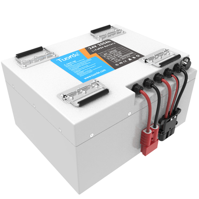 200A Pacotes de bateria de lítio personalizados LiFePO4 24V 200Ah Para empilhadeira de trator