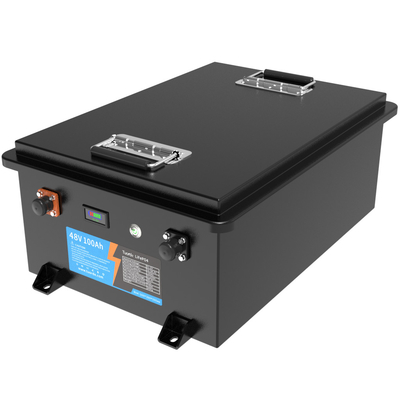 LiFePO4 Pacotes de bateria de lítio personalizados 48V 100Ah 51.2V BMS Para Golf Car