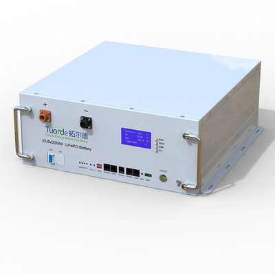 25.6V 200Ah LFP Base Station Battery Rack Mounted Peak Discharge Current 110A 1S