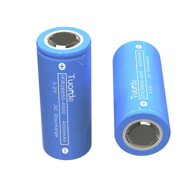3.2V 4000mAh LFP 26650 Célula de bateria 3C Descarga para energia de longa duração