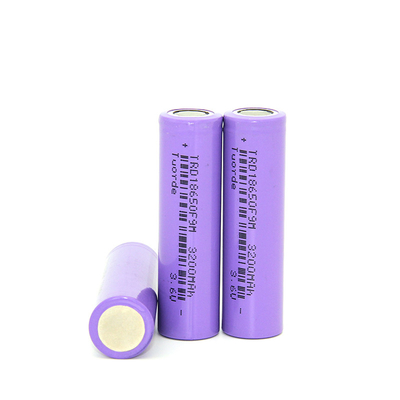 Compacto leve 18650 Bateria de lítio 3200mAh 3.6V 3C