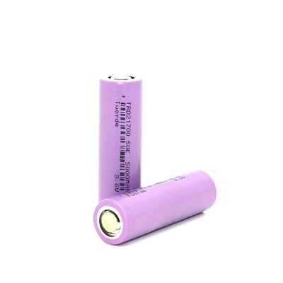 3.7V 5000mAh Célula recarregável de íons de lítio, 21mm * 70mm Baterias de ferro de lítio 2C Descarga