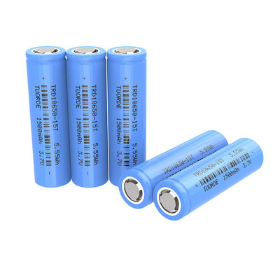 18650 Célula de bateria de lítio de alta descarga 3.7V 1500mah Recarregável descarga cilíndrica de 15C