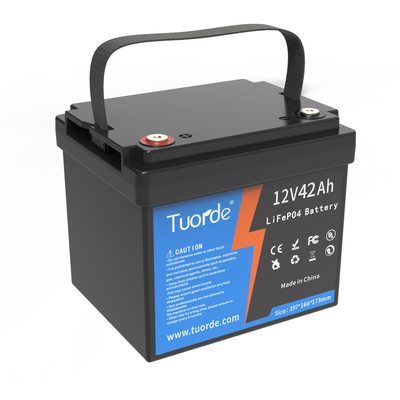 BMS Bateria de substituição de ácido de chumbo 12V 42Ah Armazenamento de energia de ciclo profundo