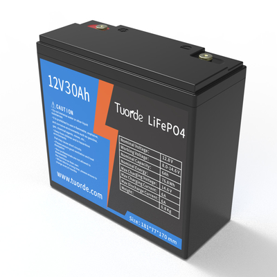 Bateria de substituição de ácido de chumbo de ciclo profundo Lifepo4 12V 30Ah AGV armazenamento de energia