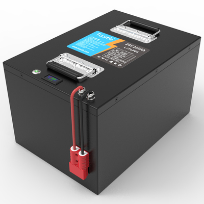 LiFePO4 Pacotes de bateria de lítio personalizados 24V 200Ah 3500 vezes Vida útil do ciclo ISO9001