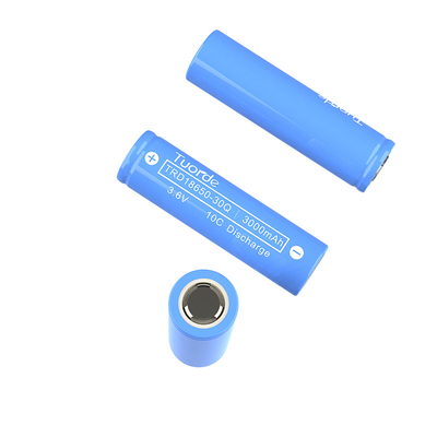 Potência Bateria de lítio de alta descarga 18650 3000mAh Células cilíndricas 10C