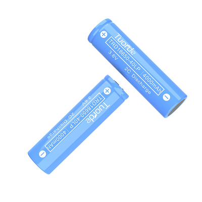 Bateria recarregável de íon de lítio 18650 4000mAh 2C Com proteção total